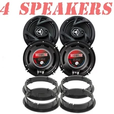 Power Acoustik 400W 6-1/2" Front & Rear Car Speakers for 2005-2006 Chevy Equinox
