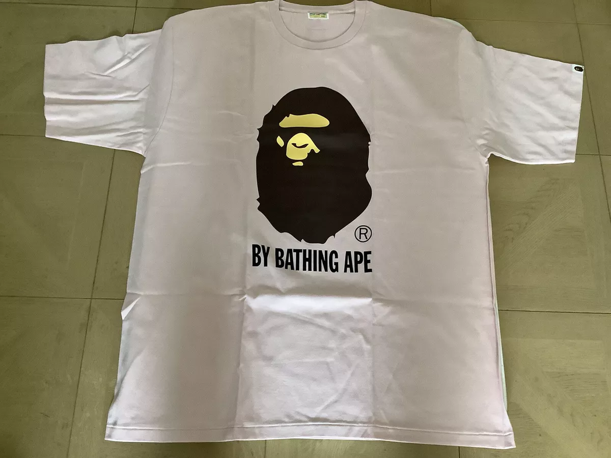 AUTHENTIC A BATHING APE BAPE BY BATHING APE TEE T SHIRT PINK 3XL