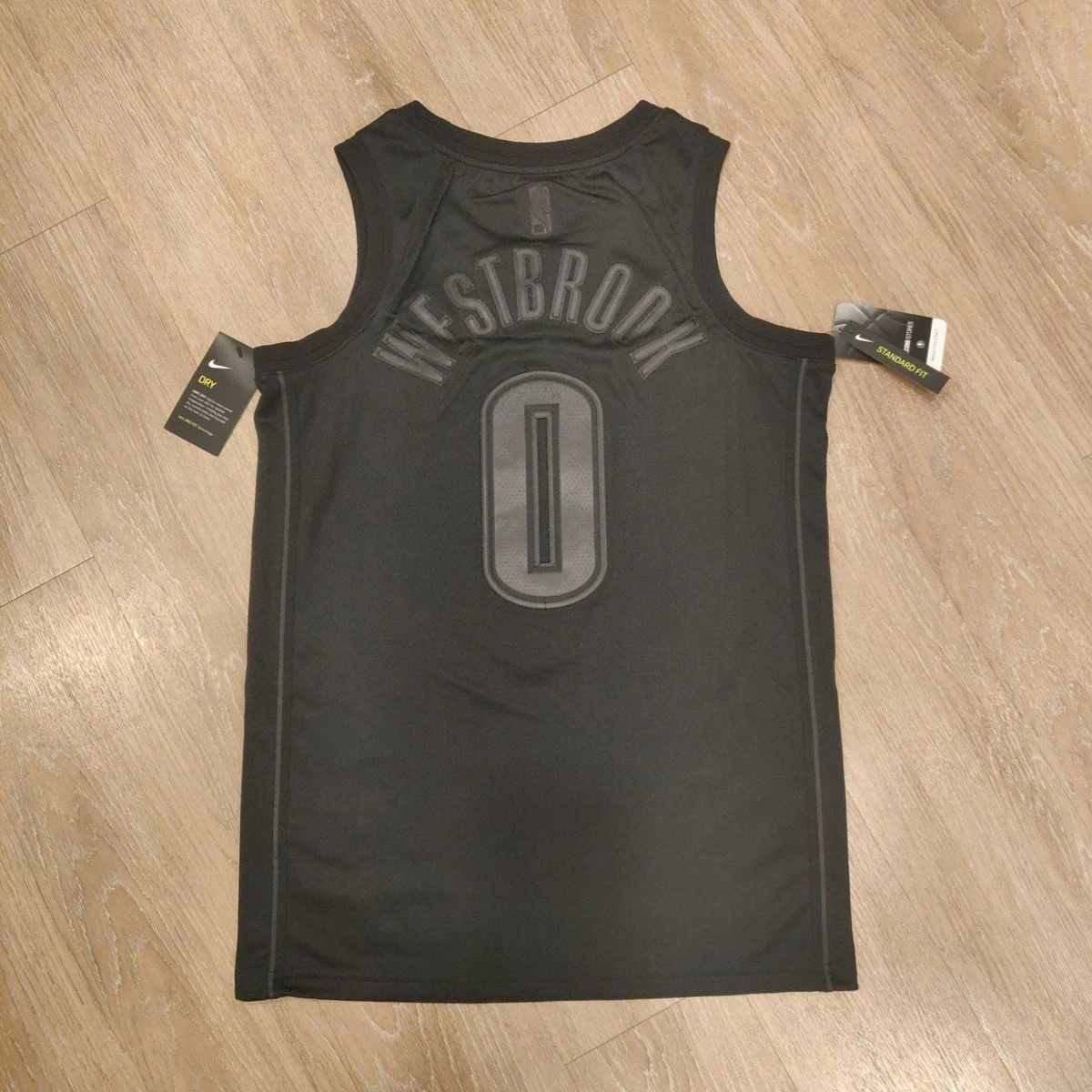 Russell westbrook on sale black jersey