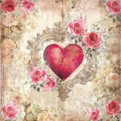Crafter's Companion - FROM THE HEART - 6" X 6" Paper Pad - 36 SHEETS - 180GSM - Picture 5 of 24