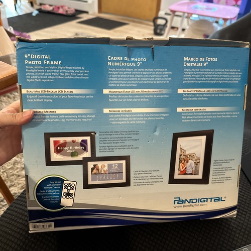 New Panimage PanDigital 9" inch LCD Screen Digital Photo Frame Broken Box - Picture 5 of 8