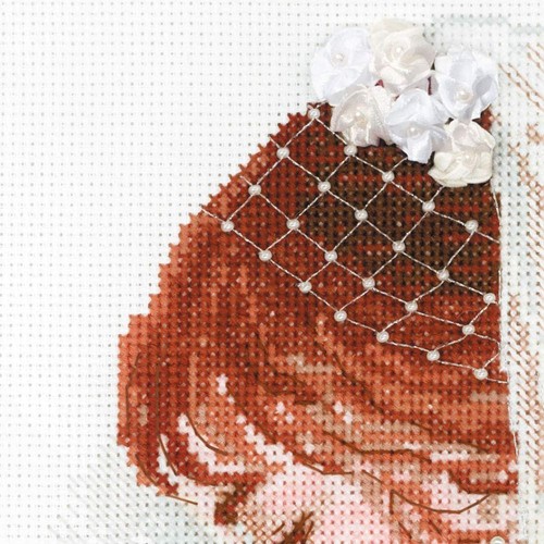 RIOLIS 100-050 BRIDE COUNTED CROSS STITCH KIT 14 count - Picture 3 of 6