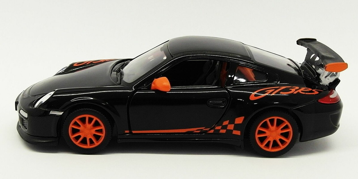 自動車 Spark model GT3 2010 Porsche 911 GT3 R Hybrid Type 997 Year 2010, Orange/White