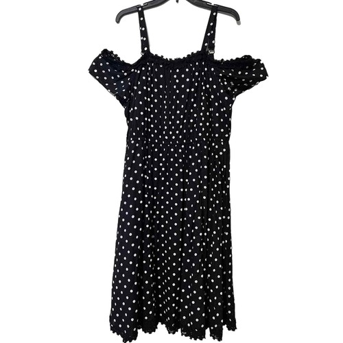 princess polly baby blue dress WAYF Violetta Polka Dot Ruffle Sleeve Dress main image 1