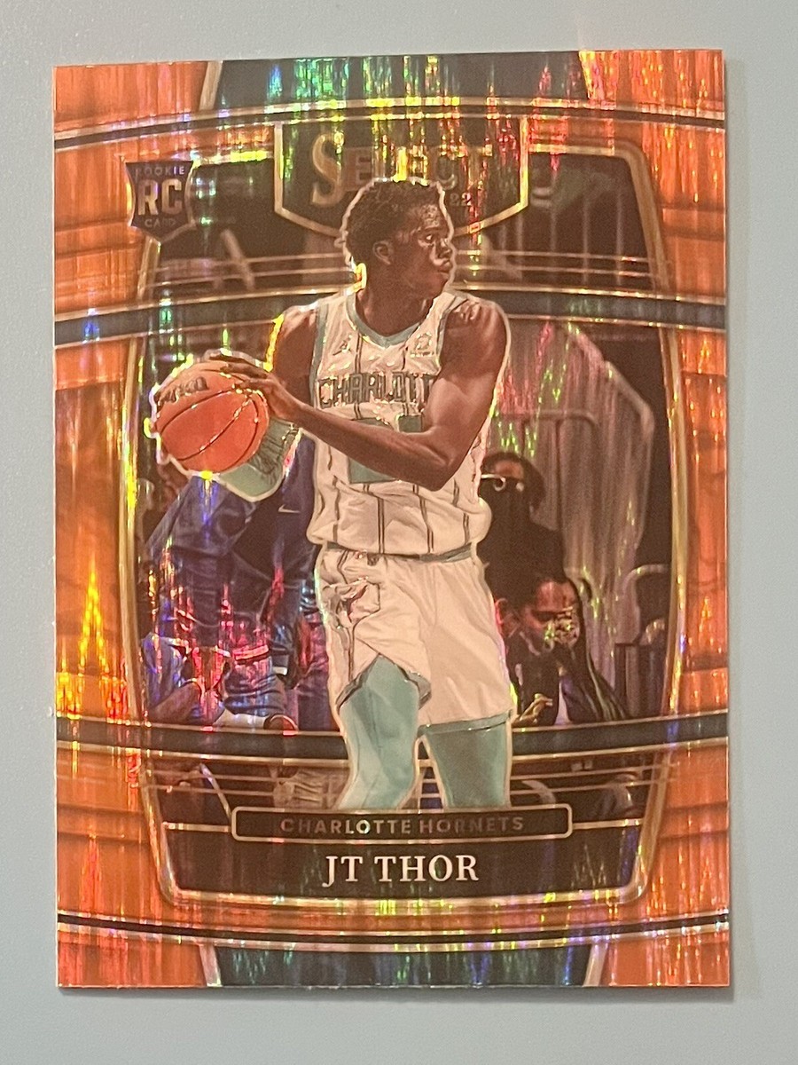 2021-22 Panini Select JT Thor RC ORANGE FLASH PRIZM #78 Charlotte