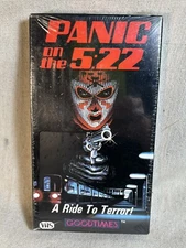Panic On The 5:22 VHS 1986 Sealed World Vision Thriller Action Movie V6281