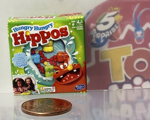 Zuru Mini Brands Toys Series 2 Wave 2 Hungry Hungry Hippos #082 Ages 3+ - 第 1/3 張圖片