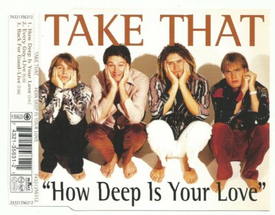 Maxi-CD Take That: How Deep Is Your Love (1996) - 3 Tracks - CD-Zustand sehr gut