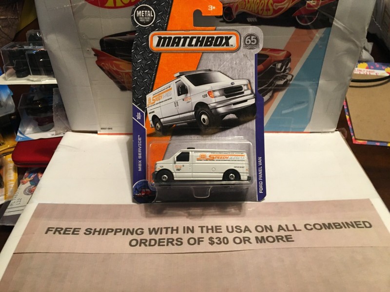 MATCHBOX FORD PANEL VAN MBX SERVICE 15/20 WHITE VHTF!!