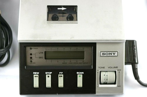 Sony Micro Cassette Dictator Transcriber Model BM-750 Various Speed PARTS ONLY - Picture 4 of 12