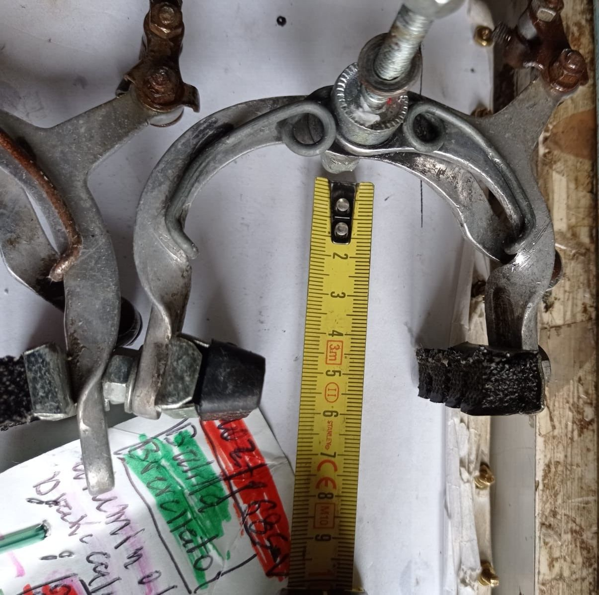 Étriers De Frein Balilla – Aluminium – Vélo De Course Vintage – Italie