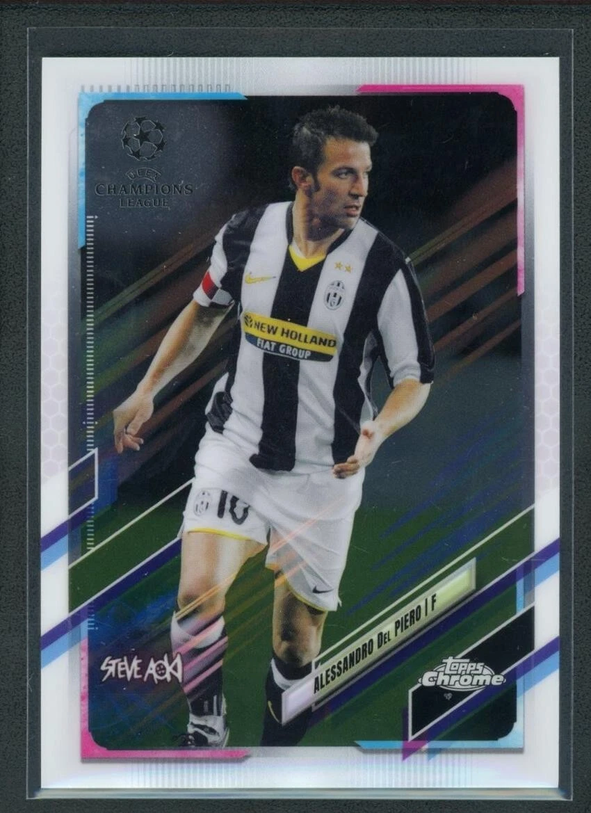 2021 ALESSANDRO DEL PIERO 118/199 TOPPS CHROME UEFA CHAMPIONS 