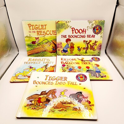 Disney's Winnie the Pooh And His Friends Books Pooh And Friends Lot Of 5