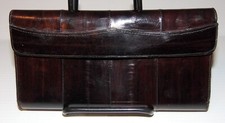 EEL Skin wallet vintage snap clutch Wallet - Nice 