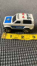 Majorette Sonic Flashers Sheriff 911 Police Car Vintage Diecast
