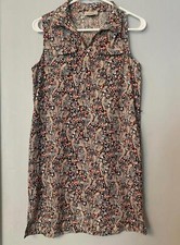 LOFT Floral Print Sleeveless Dress - Size XS