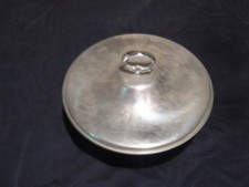 * LQQK * Vintage Buenilum Aluminum Casserole Server & Lid * Marked MADE IN USA