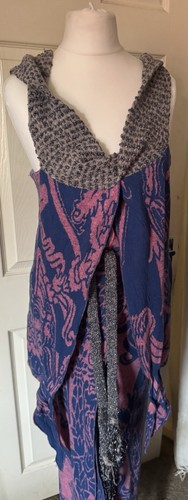 Rare Vivienne Westwood Gold Label Witches Asymmetrical Knit Dress S/8/10uk