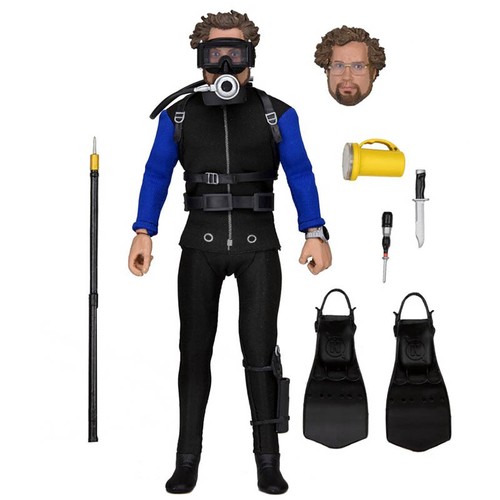 NECA Jaws Matt Hooper Shark Cage Ver. 8" Clothed Action Figure 1:12 Official - Picture 2 of 11
