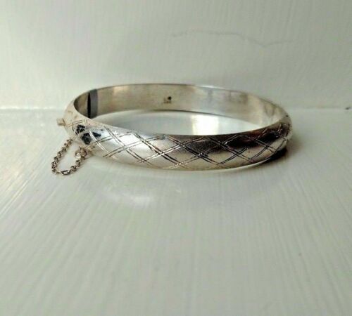 Vintage Sterling Silver 925 Clear Cz Stone Bracelet 7 Vintage Sterling Silver 925 Clear Cz Stone Bracelet 7