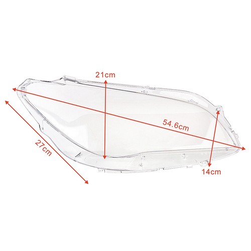 2X Scheinwerferglas Linse Abdeckung L + R für BMW 7 Series F01 F02 2009-2015 - Picture 8 of 15