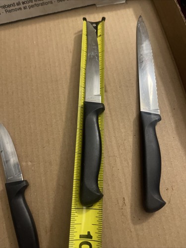 J.A. Henckels Japan Ever Edge Stainless 3 Knives Lot Set Used See Pics READ - Picture 8 of 9