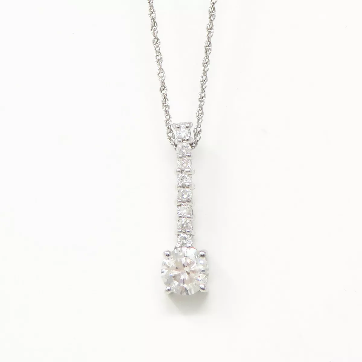 14k gold necklace sale with diamond pendant