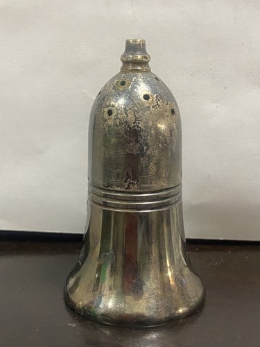 VINTAGE EPNS A1 Sheffield Art Deco Silver Salt & Pepper Shakers - Picture 3 of 11