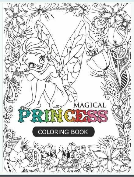 Magical Princess : An Princess Coloring Book with Princess Forest