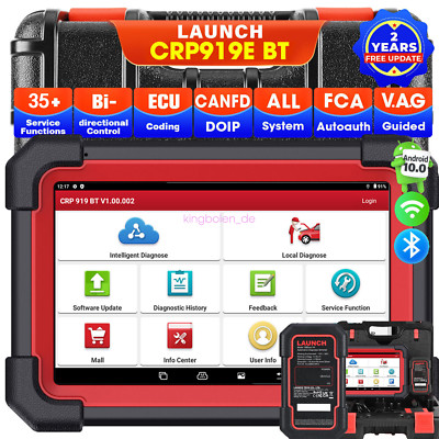 2025 LAUNCH CRP919E BT PRO Profi OBD2 Diagnosegerät ALLE SYSTEM K.ey Programmier