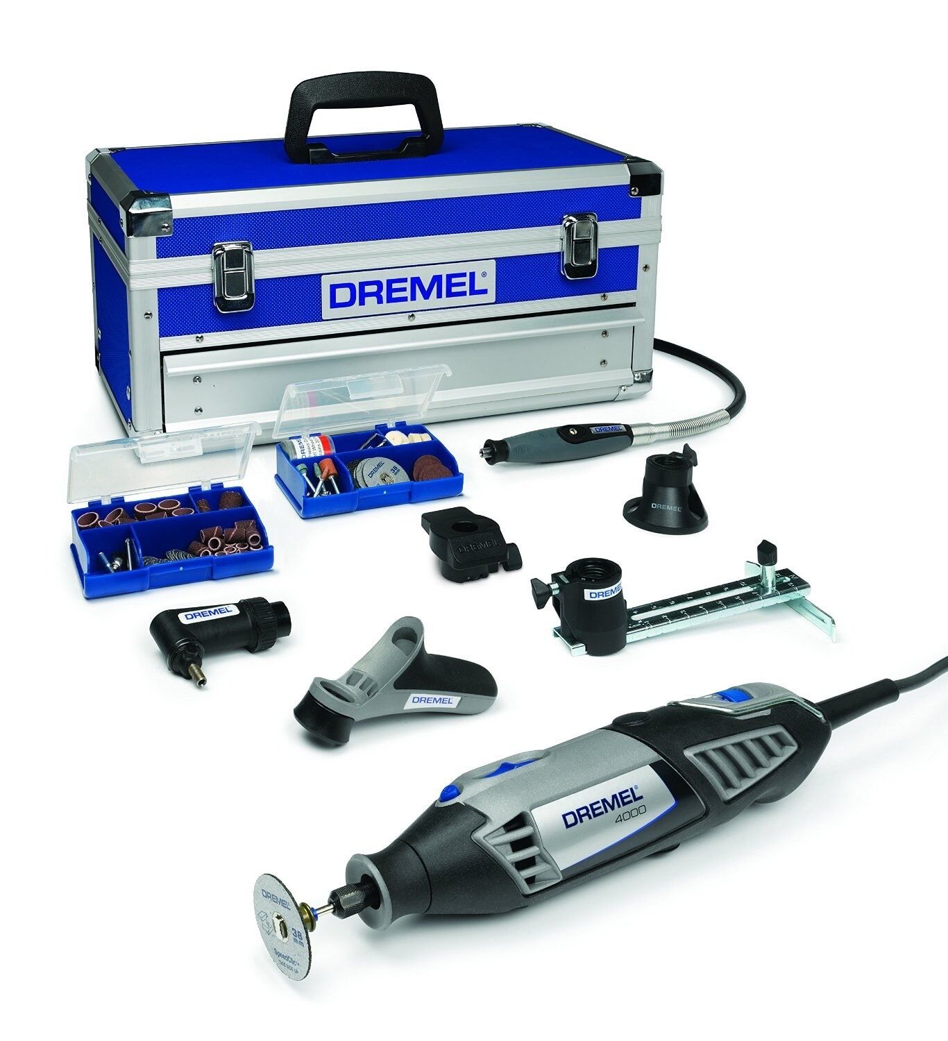 Express Afdeling læser DREMEL 4000-6/128 PLATINUM Tool + CASE +6 Attachments + 128 Accessories NEW  8710364057948 | eBay