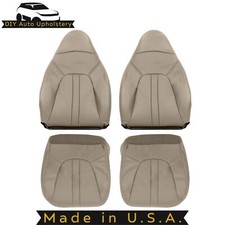 2000-2002 Fits Ford Expedition Eddie Bauer Leatherette Front Covers Parchment