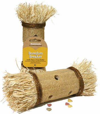 Rosenholz Kleintier Langeweile Brecher Loofa Toss n Treat Roller Kaninchen Hamster