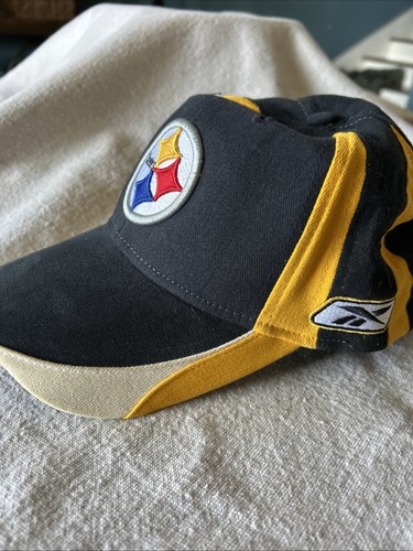 Pittsburgh Steelers Cap Hat Reebok OSFA Embroidered NFL Football - Picture 2 of 7