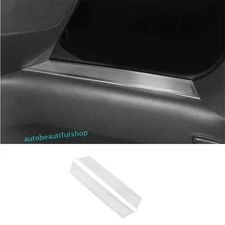 For Infiniti QX60 22-2024 Silver Steel Rear Trunk  AC L&R Air Outlet Vent Trim