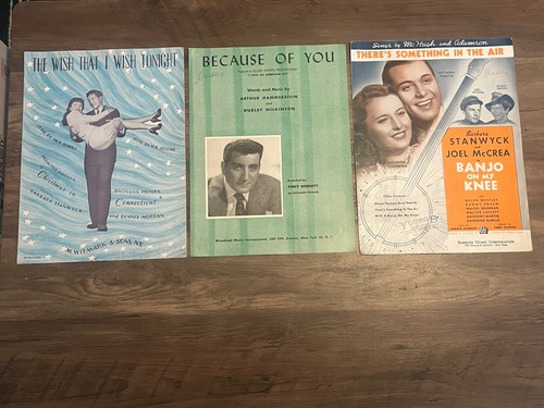 Vintage Sheet Music Lot of 54 - Picture 3 of 19