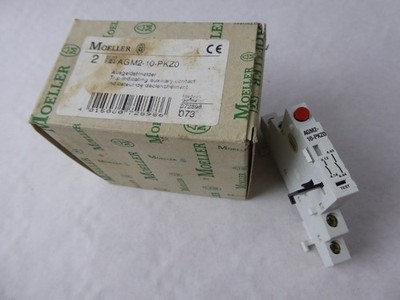 2 x Moeller Ausgelöstmelder AGM2-10-PKZ0 NEU/OVP 2 Stück in einer Packung