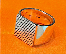 925er Silber SIEGELRING breiter Herrenring Gr 66 d'Oz Silber 925 NEU Ring Herren