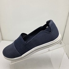 Clarks Cloudsteppers Women's Slip-Ons Breeze Vibe Navy Size 8 M