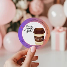 56 THANK YOU SEALS LABELS STICKERS FOR SMALL BUSINESS, CRAFTS, PARTIES 2 INCH