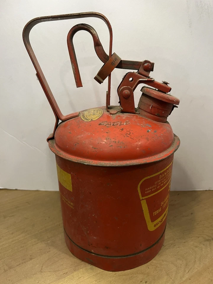 Eagle Vintage Safety Gas Tank, Brookins Service Station Equipment - Image 4 of 4