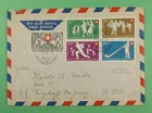 DR WHO 1951 SWITZERLAND FDC CONFEDERATION SEMI POST COMBO R36393