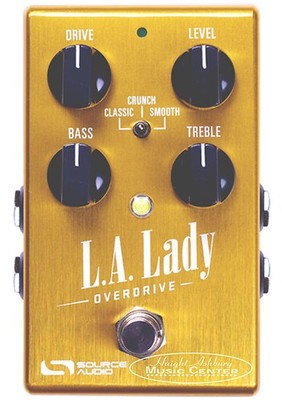 Source Audio One Series L.A. Lady True Bypass, Stereo Overdrive Guitar Effect Pe