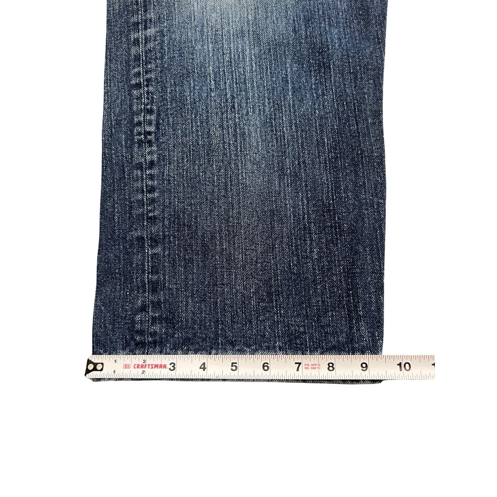 Nautica Jeans Men’s Blue Denim Jeans 36x32 Straight Leg Classic Fit 100percent Cotton image 9
