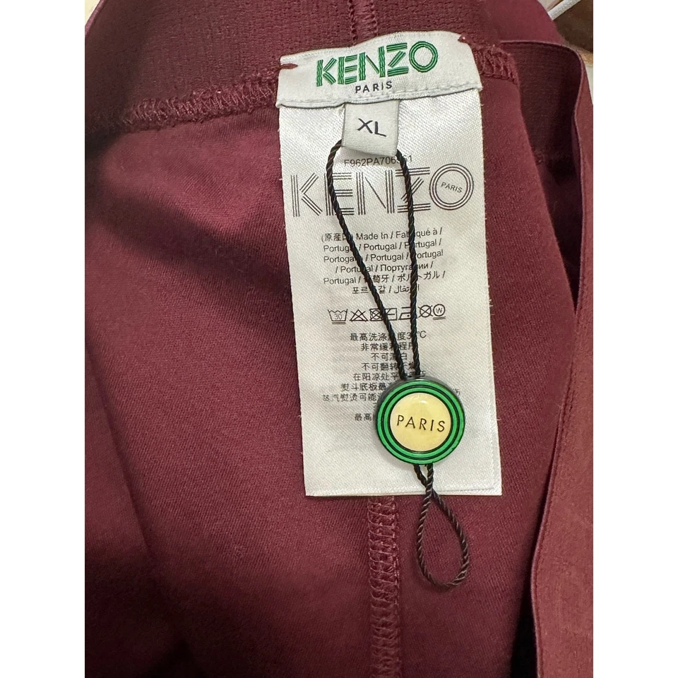 Kenzo Paris Purple Leggings Knit Print Logo Leggings size XL - Image 3 of 4