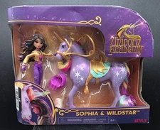 Unicorn Academy Sophia & Wildstar Doll & Unicorn Toy Set Netflix Collection