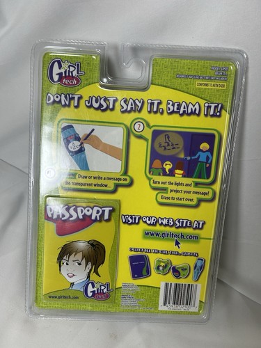 Girl Tech Beam It Message Projector SEALED Rare - Picture 2 of 3