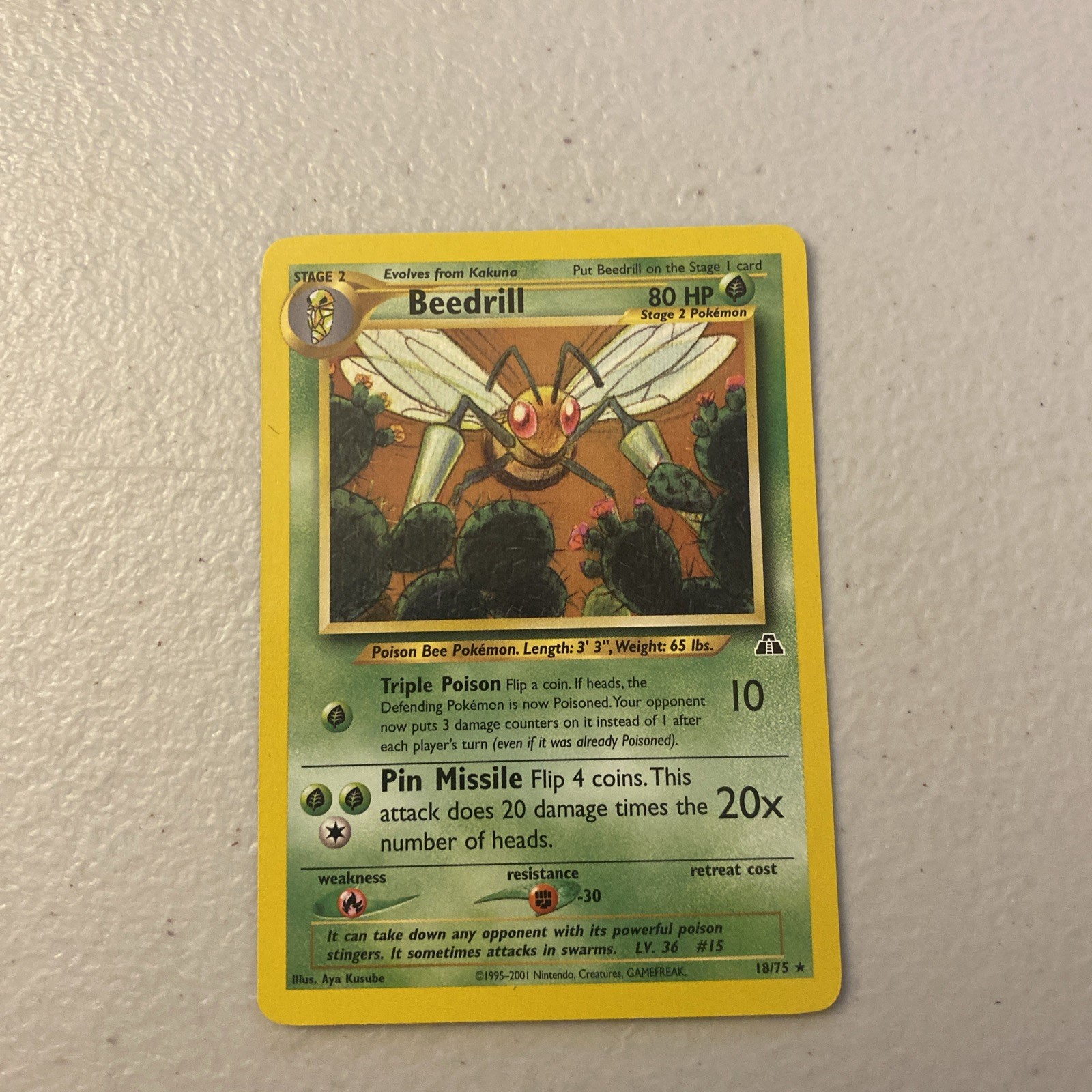 Beedrill 18/75 Neo Discovery Regular