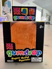 NeeDoh Gumdrop Stress Ball Orange, 1pc