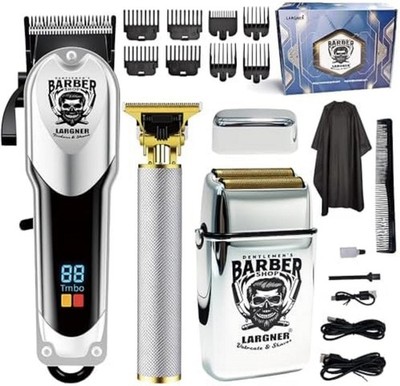 Professional Hair Cut Machine Barber Salon Cutting Trimmer Clipper Kit Set